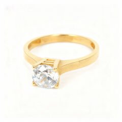 Altın Tektaş Yüzük