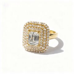 Cigold Taşlı Altın Yüzük