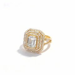 Cigold Taşlı Altın Yüzük