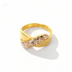 Cigold Taşsız Altın Yüzük