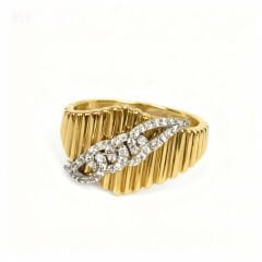 Altın Tasarım Yüzük