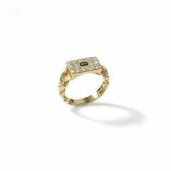 Monaco Chain Altın Yüzük