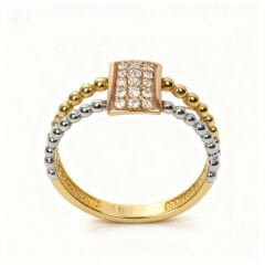 Dorika Toplu Altın Yüzük