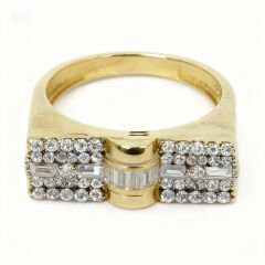 Zirkon Taşlı altın yüzük