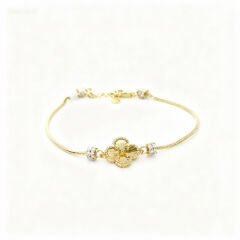 Van Cleef Yoncalı Altın Bileklik