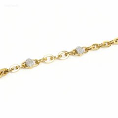 Taşlı Zincir Bileklik