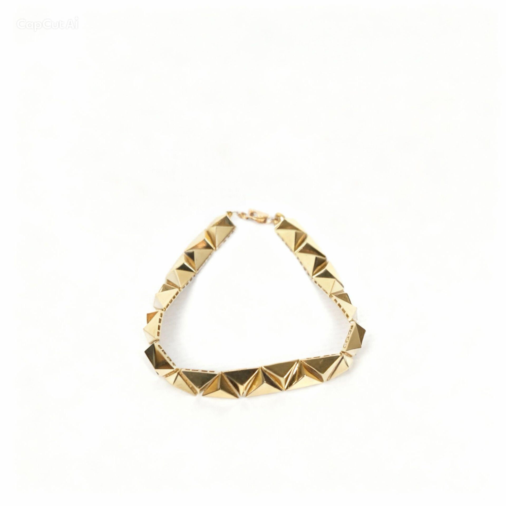 Piramit Altın Bileklik