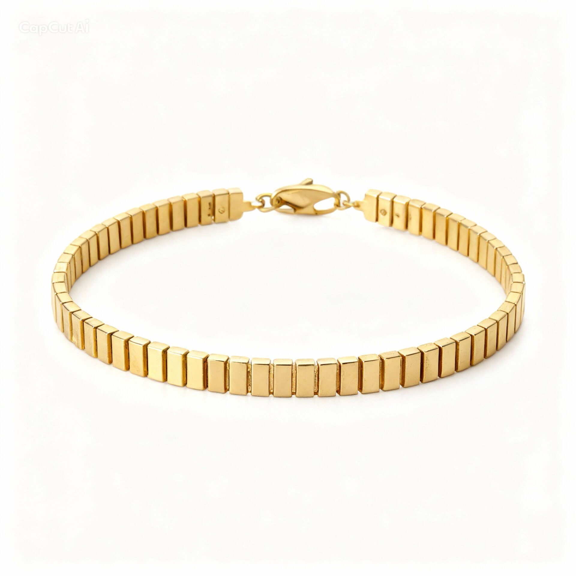 Dikdörtgen Model Altın Bileklik