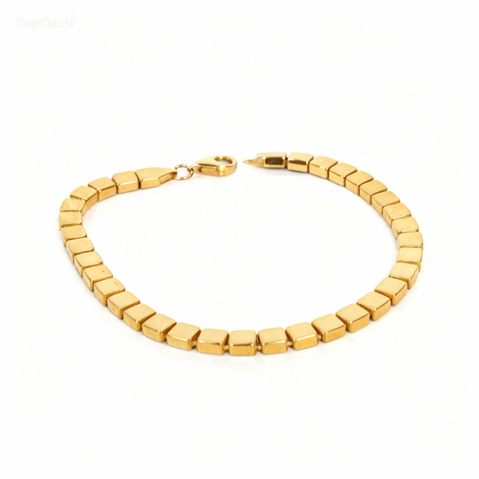 Kare Model Altın Bileklik