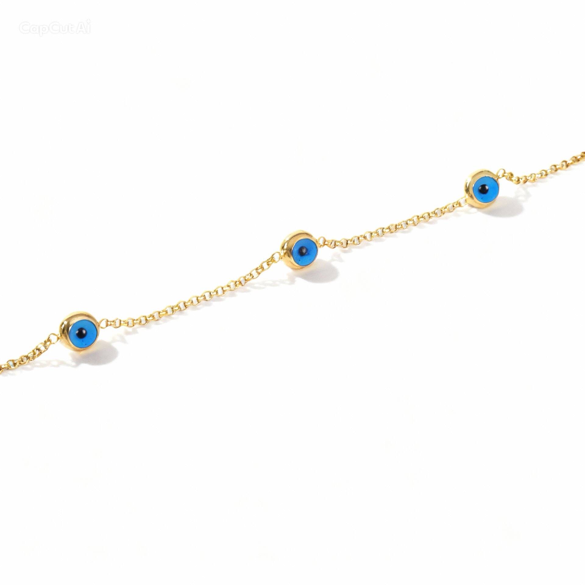 Nazar Boncuğu Altın Bileklik