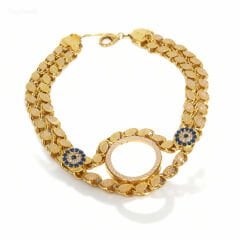 22 Ayar içi Boş Arpa Bileklik