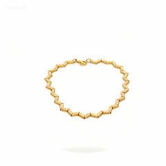 Altın Zigzag Bileklik