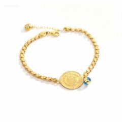 22 Ayar Çeyrekli Bileklik