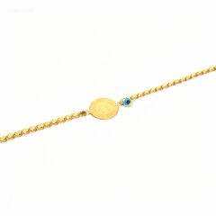 22 Ayar Çeyrekli Bileklik