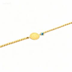 22 Ayar Çeyrekli Bileklik