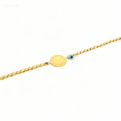 22 Ayar Çeyrekli Bileklik