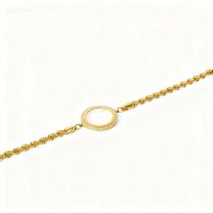 22 Ayar Çeyrek Çerçeveli Bileklik