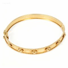 Yonca Parıltılı Altın Kelepçe