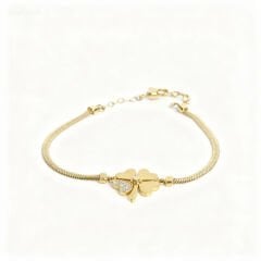 Taşlı Yonca Bileklik