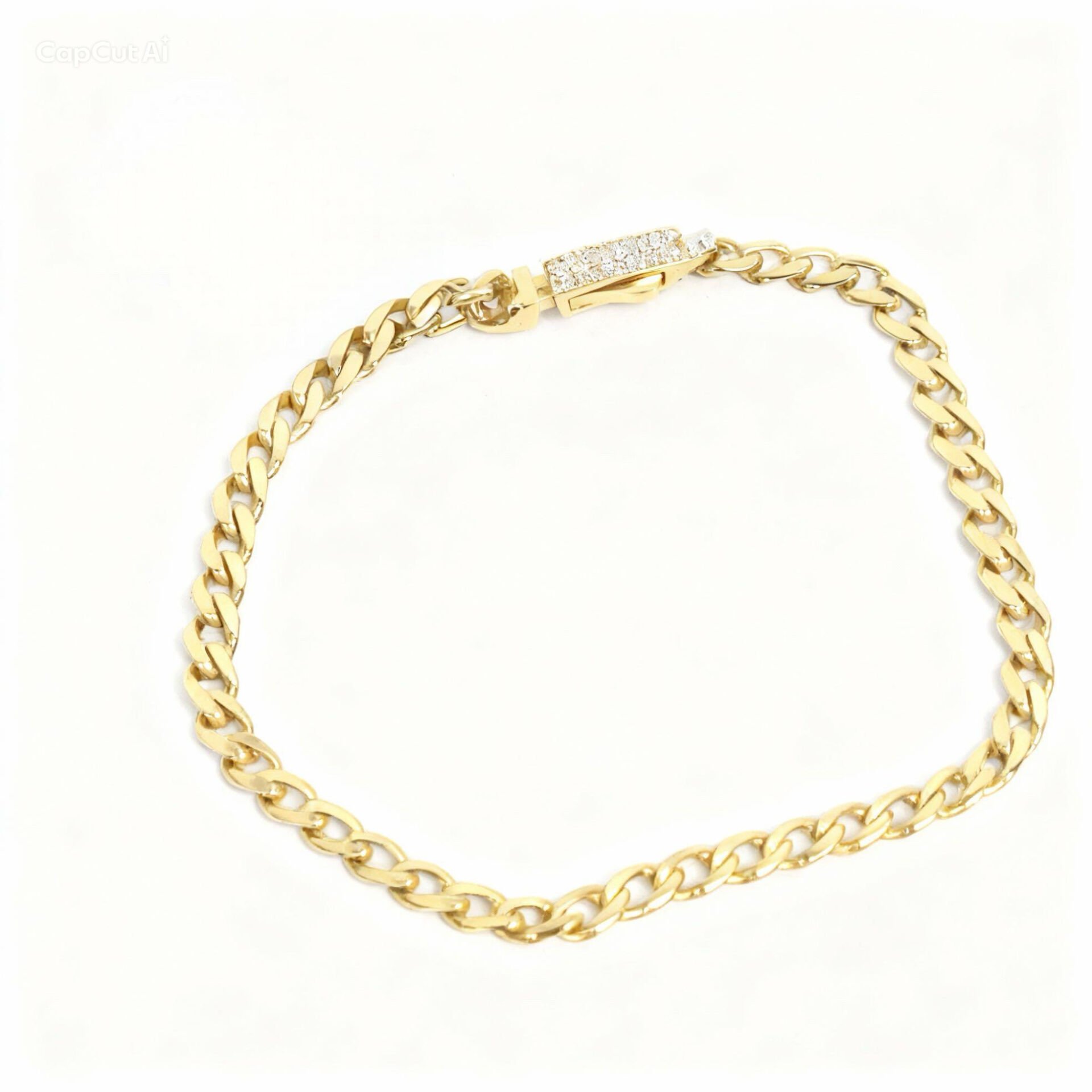 Taşlı Altın Gurmet Bileklik