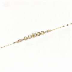 Altın Taşlı Tasarım Bileklik