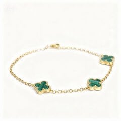 3 Yoncalı Altın Bileklik