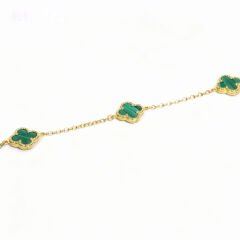 3 Yoncalı Altın Bileklik