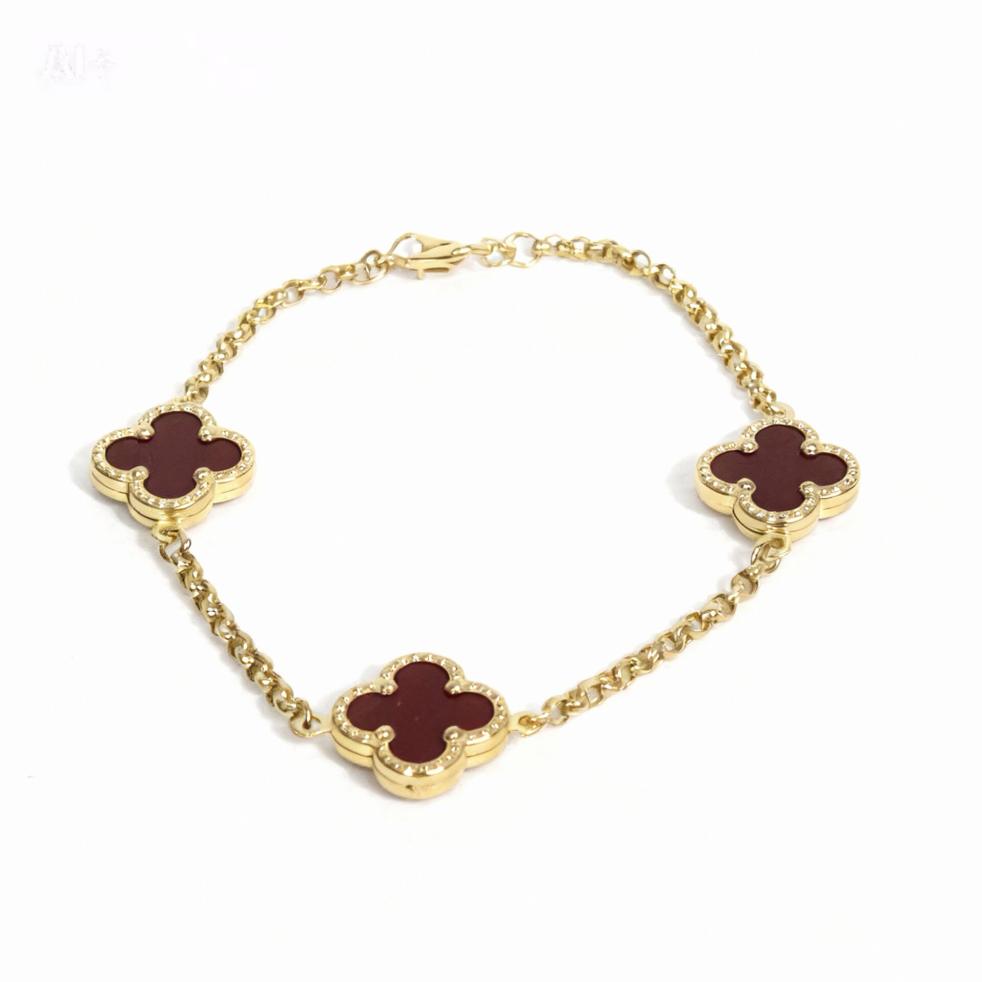 3 Yoncalı Altın Bileklik