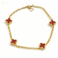 4 yoncalı altın bileklik