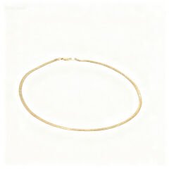 Balık Sırtı Altın Kolye