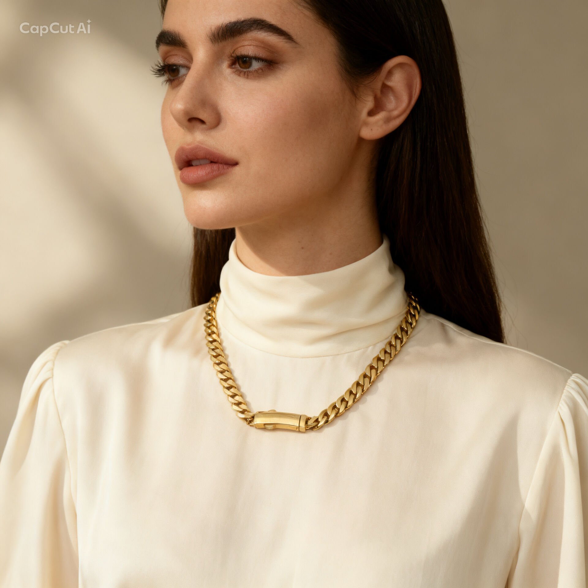 Taşsız Altın Gurmet Kolye