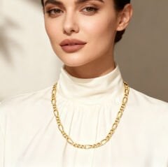 Figaro Model Altın Kolye