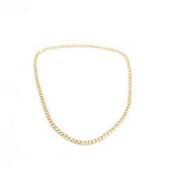 Altın Gurmet Yassı Zincir Kolye