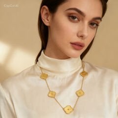 Van Cleef Altın Kolye