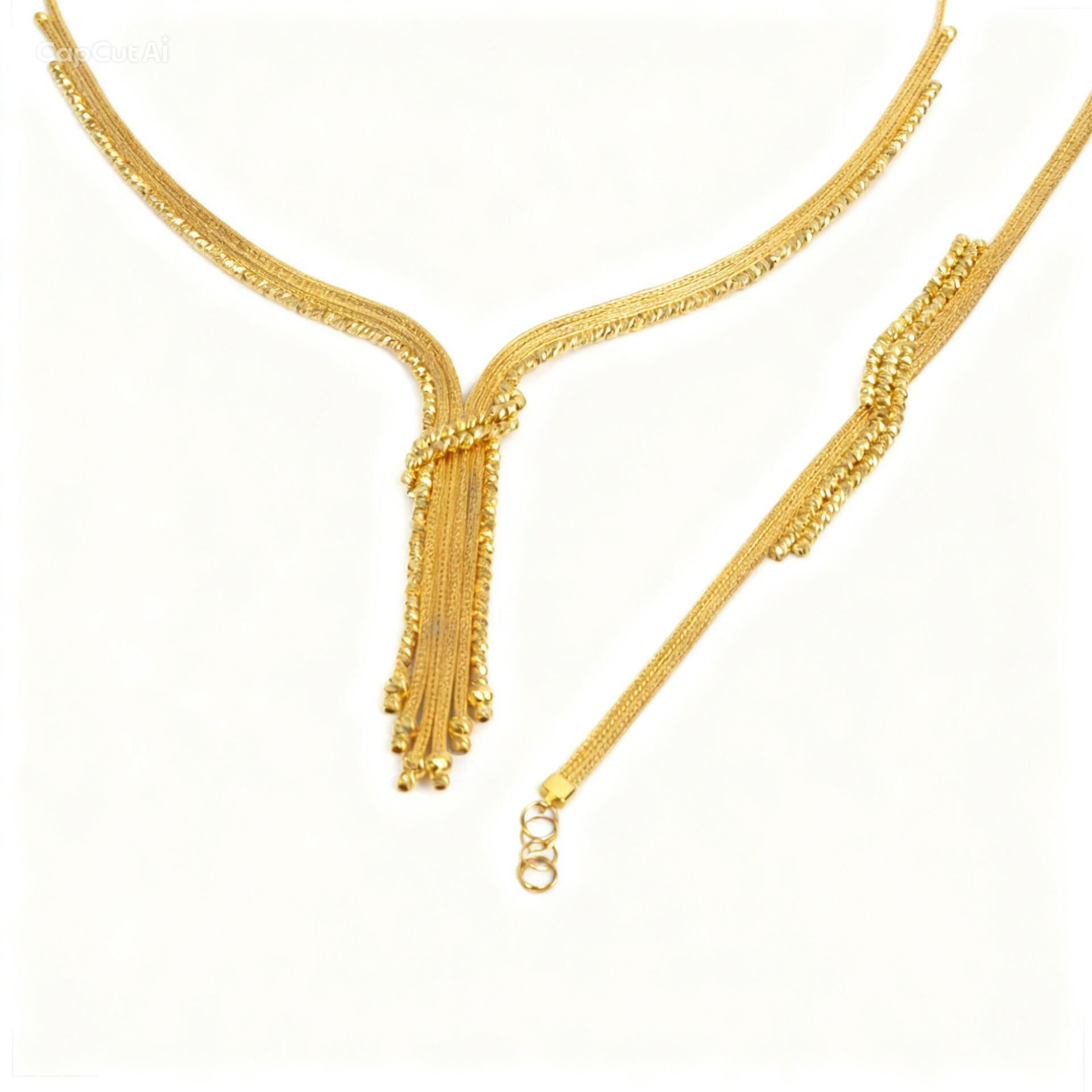 Altın Dorika Hasır Örgü Set