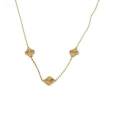 3 Yoncalı Altın Set