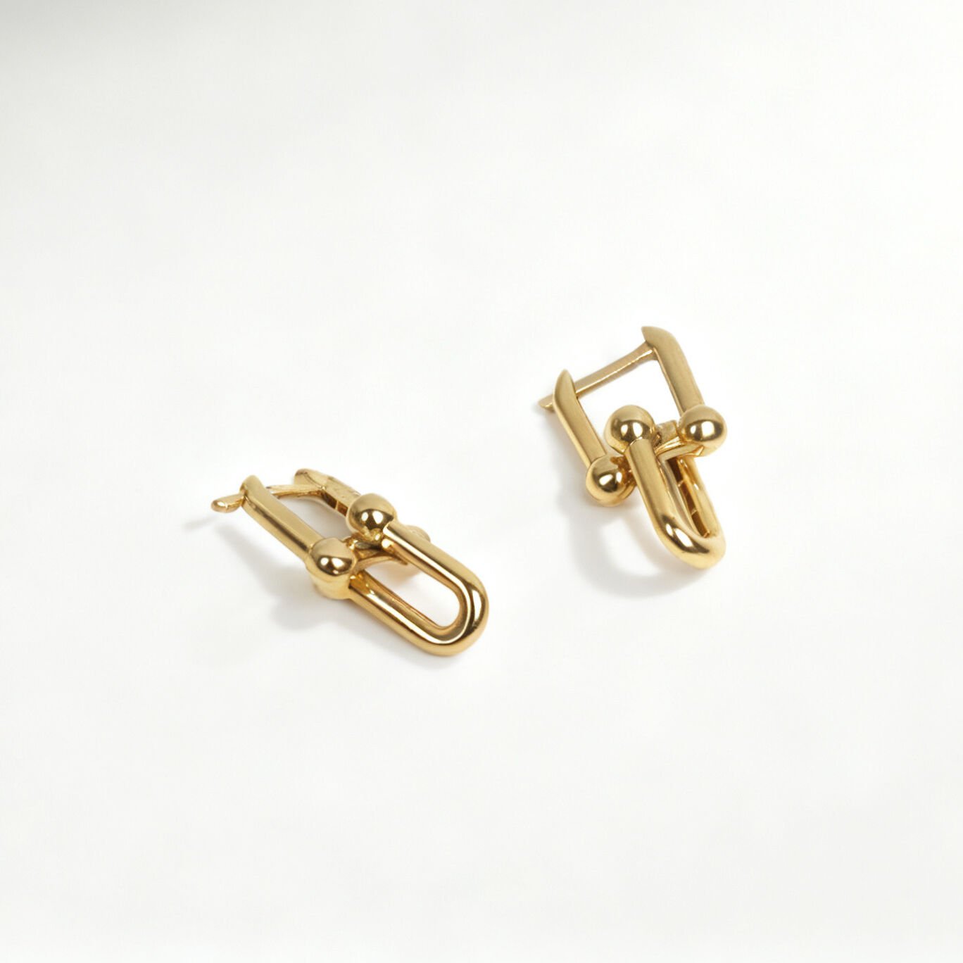 Tiffany Zincir Altın Küpe