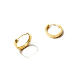 Minimal Halka Altın Küpe