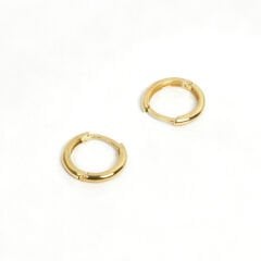 Minimal Halka Altın Küpe