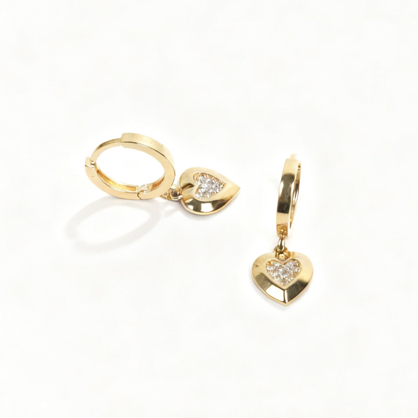 Düz Altın Halka Küpe