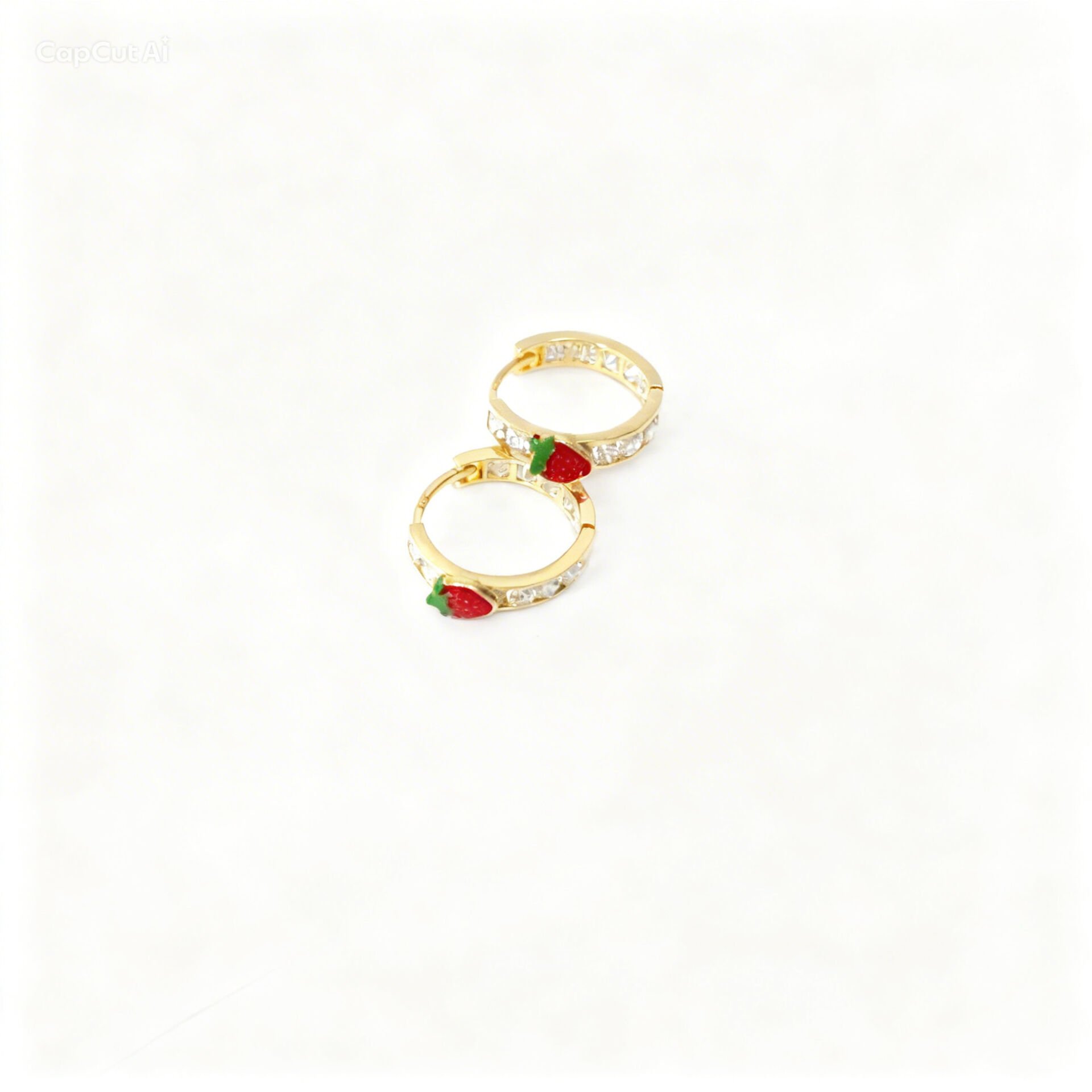 Çilek Altın Çocuk Küpe