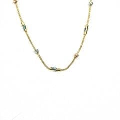 Cetaş Fortuna Altın Zarif Kolye