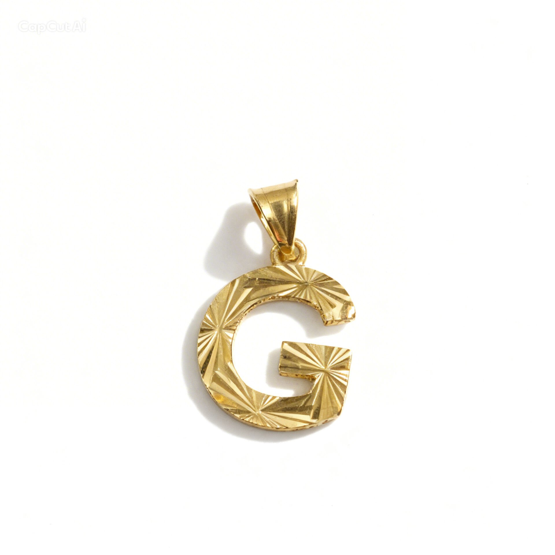 14 Ayar G harfi kolye ucu