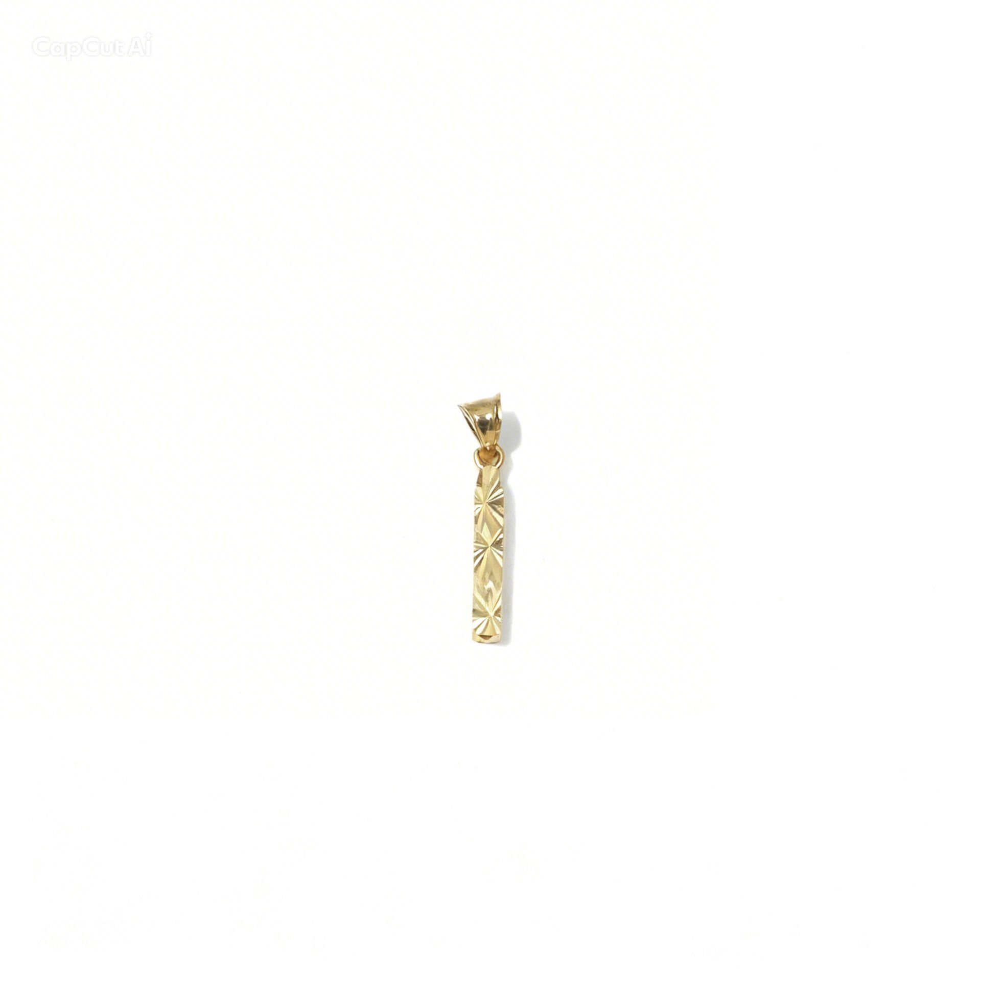 14 Ayar İ harfi kolye ucu