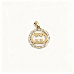 14 ayar altın gucci tasarım kolye ucu