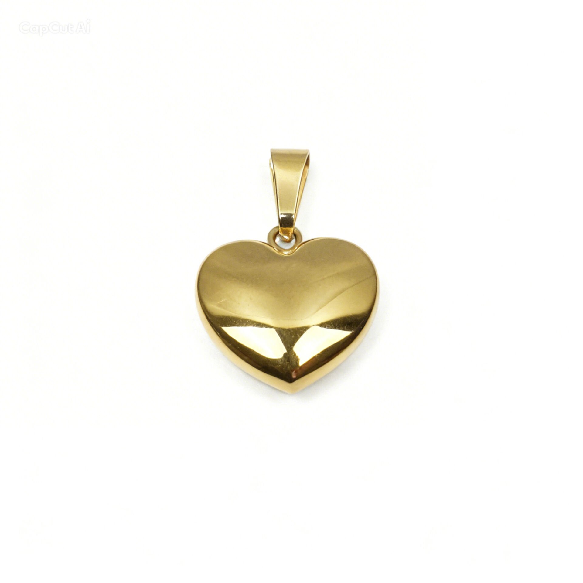 14 Ayar Altın Kalpli Kolye Ucu