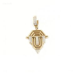 14 Ayar Geometrik Altın Kolye Ucu